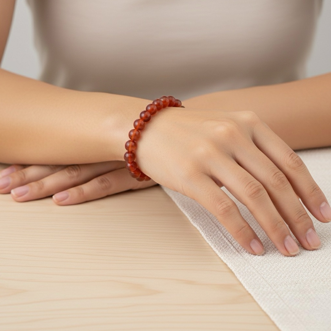 Cristal-צמיד אבני קרנליאן איכותי