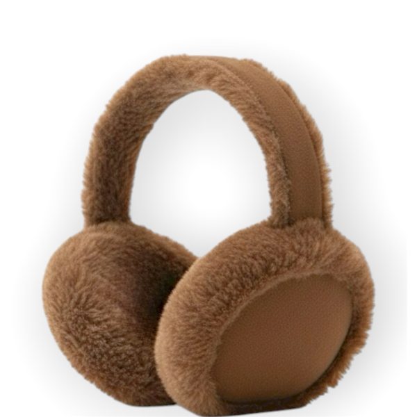 Ciel écarlate | מחמם אוזניים פרוותי אופנתי צבע חום סיאל אקרלט