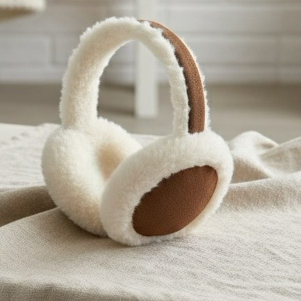 Ciel écarlate | מחמם אוזניים פרוותי אופנתי צבע חום סיאל אקרלט