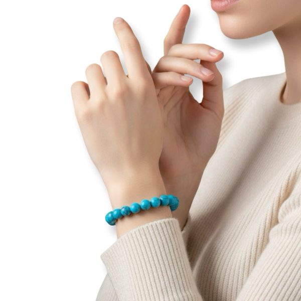 Cristal-צמיד אבני טורקיז איכותי