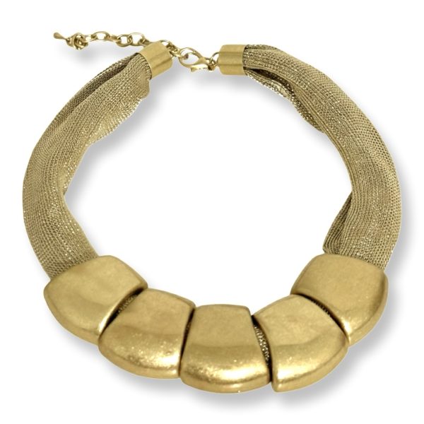 Joyas -שרשרת "אורבן-אלגנס" אופנתית צבע זהב ג'ויה