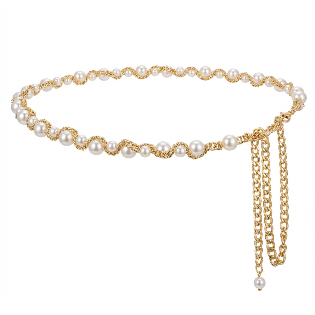 LeaLab | חגורת שרשרת פנינים ואלגנטיות ליאלב