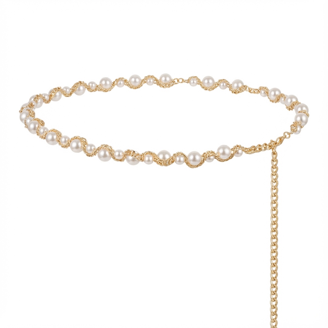 LeaLab | חגורת שרשרת פנינים ואלגנטיות ליאלב