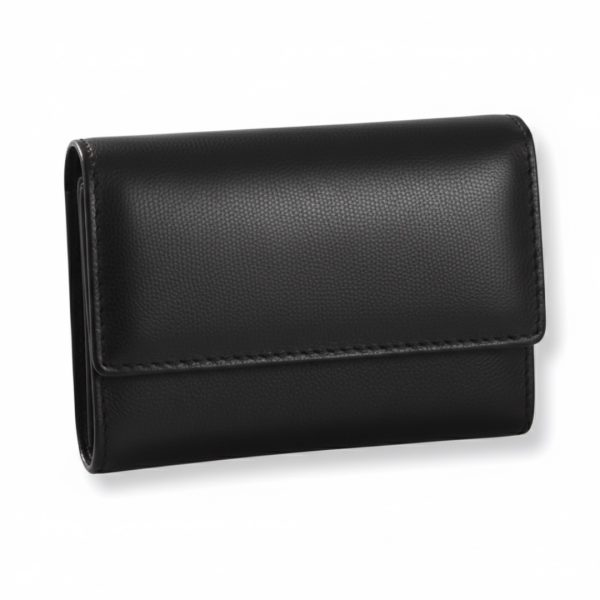 LeaLab | ארנק מיני מעור שחור יוקרתי ליאלב