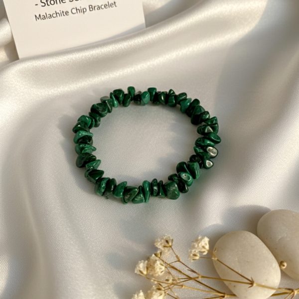 Cristal-צמיד צ'יפס אבני מלכית איכותי