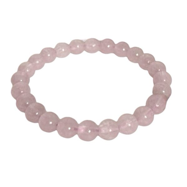 Cristal-צמיד אבני רוז קוורץ איכותי 8 מ"מ