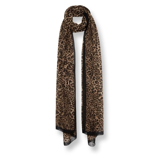 DKNY-Donna Karan | צעיף גדול יוקרתי מנומר דונה קארן