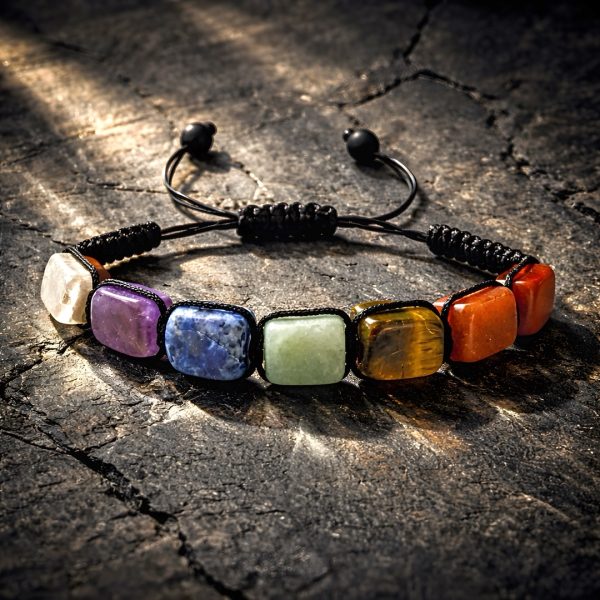 Cristal-צמיד אבני צ'אקרות איכותי לאיזון ואנרגיה