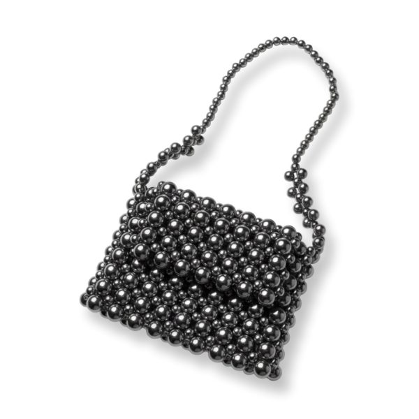 LeaLab | Pearl Glam תיק ערב מיני צבע שחור ליאלב