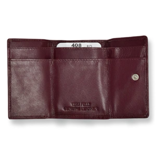 LeaLab | ארנק מיני מעור בורדו יוקרתי ליאלב