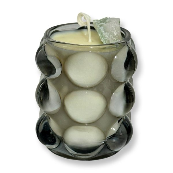 Pure Luck Bubble Candle | נר הצלחה יוקרתי מעוצב בקריסטל אוונטורין