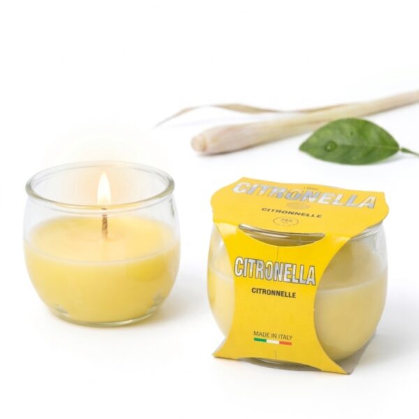 Citronella- נר ציטרונלה דוחה יתושים 25 שעות בעירה