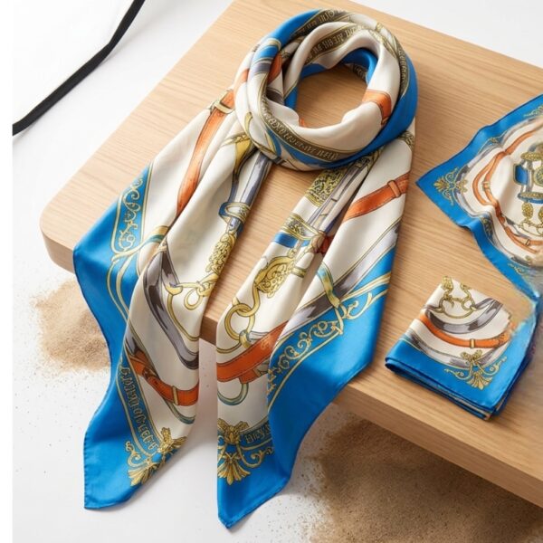 Ronari Scarf | צעיף משי גדול קלאסי ורסטילית