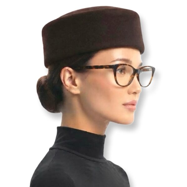LeaLab | כובע פילבוקס יוקרתי "מוקה שיק" ליאלב